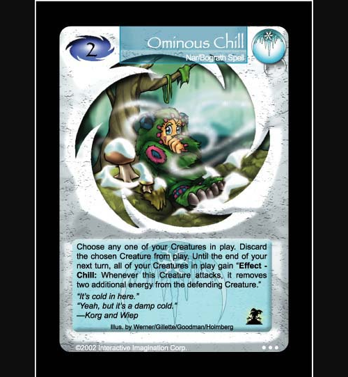 Ominous Chill - Nar - Foil